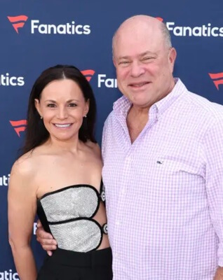 Nicole Tepper with her husband, David Tepper.